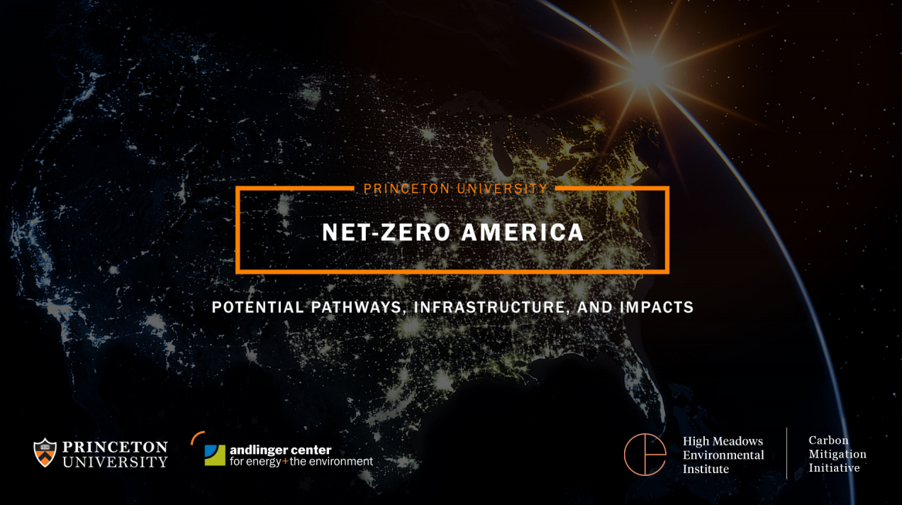 零碳美國（Net-Zero America）報告封面