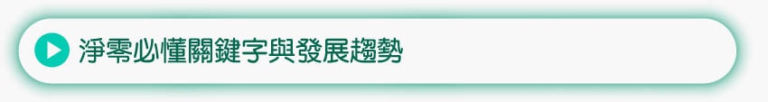 淨零必懂關鍵字與發展趨勢
